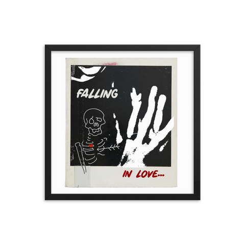 FALLING IN LOVE FRAMED POSTER